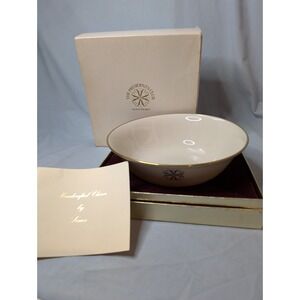 Avon Lenox 1980 President's Club Bowl Handcrafted 24 K Gold Very Best Award New!